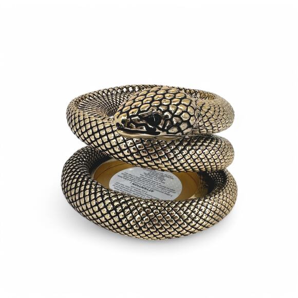 Coiled Snake 3 Wick Candle Holder Bath and Body Works Halloween 2024 - Picture 3 of 7